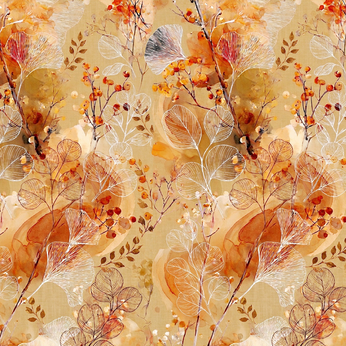 AUTUMN FLOWERS WZ. 24 - softshell
