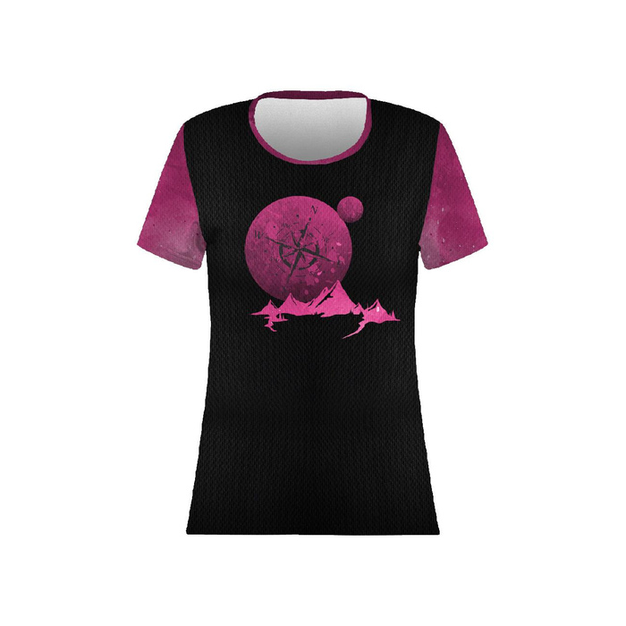 WOMEN’S SPORTS T-SHIRT - COMPASS / black