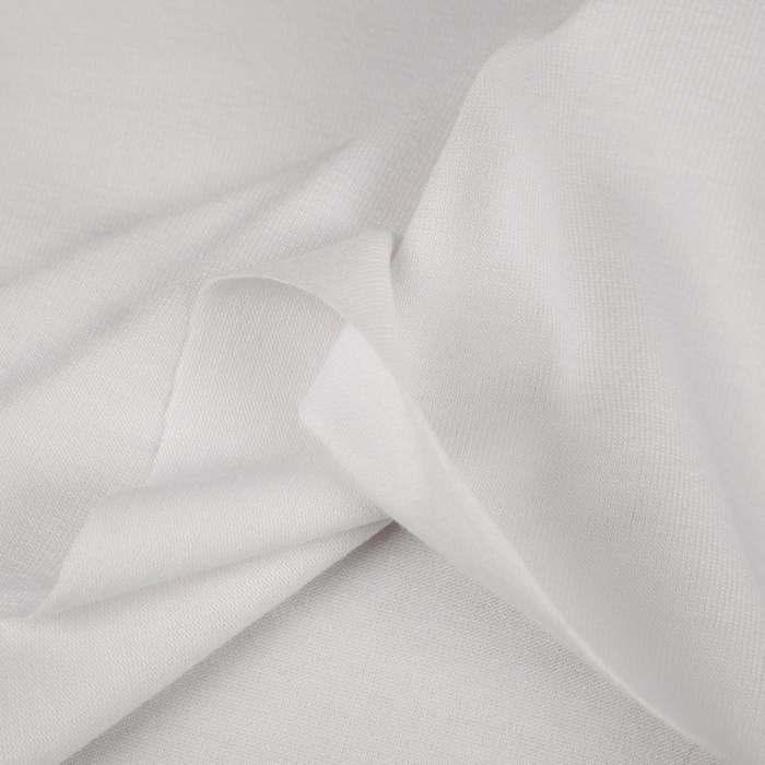 Viskózový úplet single jersey 210g - Bílá (WD-01)