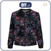 WOMEN’S BOMBER JACKET (KAMA) - FLORAL  pat. 7 - sewing set S