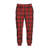 MEN'S JOGGERS (GREG) - CHECK / red - sewing set L