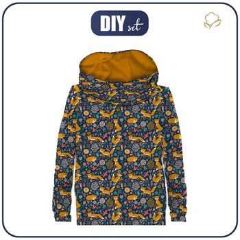 BLUZA NIETOPERZ Z KOMINEM (FURIA) - Bouquet of flowers wz.1 - zestaw do uszycia