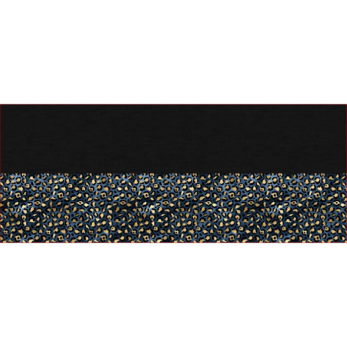 KNOPFSCHAL - LEOPARD / SPRENKEL M. 2 - Nähset