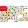 KINDERPYJAMA "ADA" - LOWICZ FOLKLORE / weiß - Bambus-Single Jersey mit Elastan (146/152)