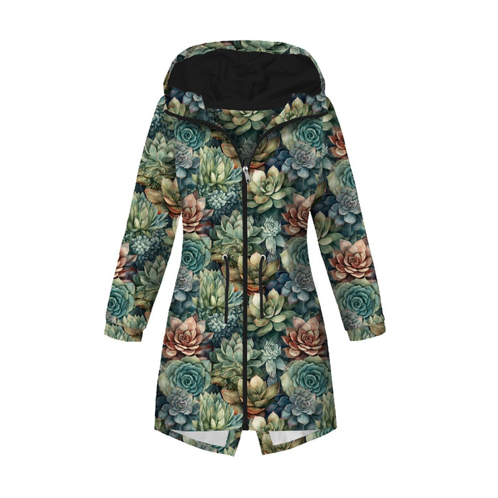 WOMEN'S PARKA (ANNA) - SUCCULENT PLANTS PAT. 8 - sewing set