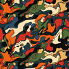 CAMO MORO WZ.5 - looped knit fabric
