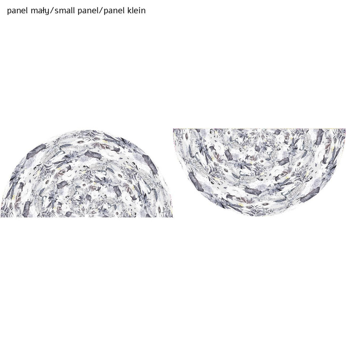 LUXE BLOSSOM Vz. 1 - panel na spódnicę z koła