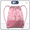 GYM BAG - PIXELS pat. 2 / pink - big