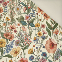 PASTEL FLOWERS WZ. 34 - Upholstery velour