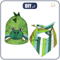 KID'S CAP AND SCARF (DINO) - DRAGON DINO 51-54