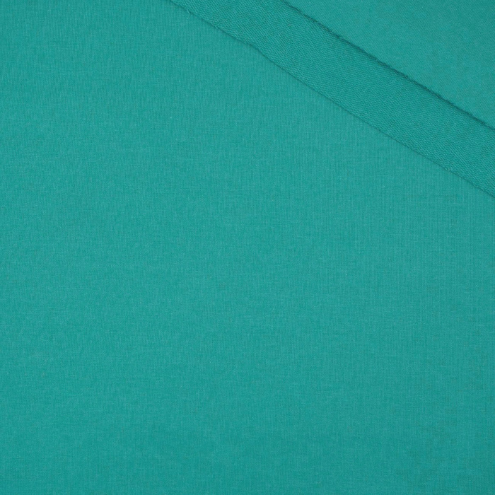 French Terry mit Elasthan - TRANSFORMATIVE TEAL (D-247)/ CYRANECZKA