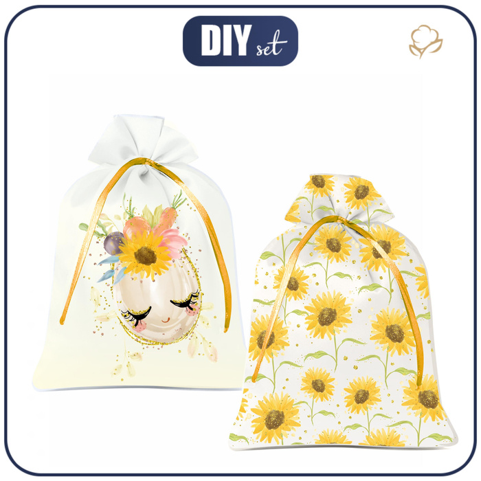 Geschenkbeutel - SCHLAFENDE OSTEREIER (SÜßE HÄSCHEN) - Nähset 