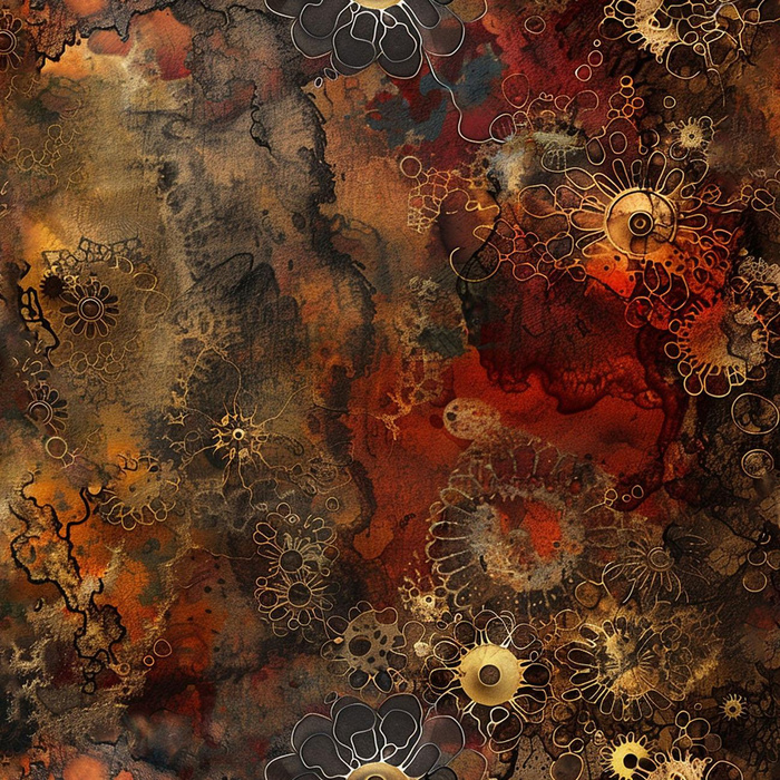 alcohol ink wz.6 - Waterproof woven fabric