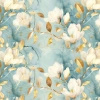 FLOWERS - Cloud Dancer WZ.3 - tkanina wiskozowa