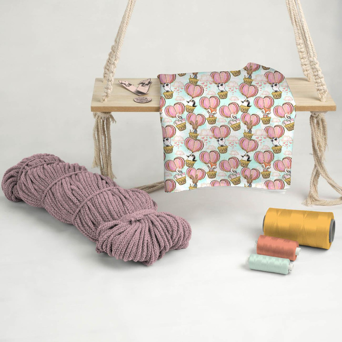 BALLOON FLIGHT - Cotton woven fabric