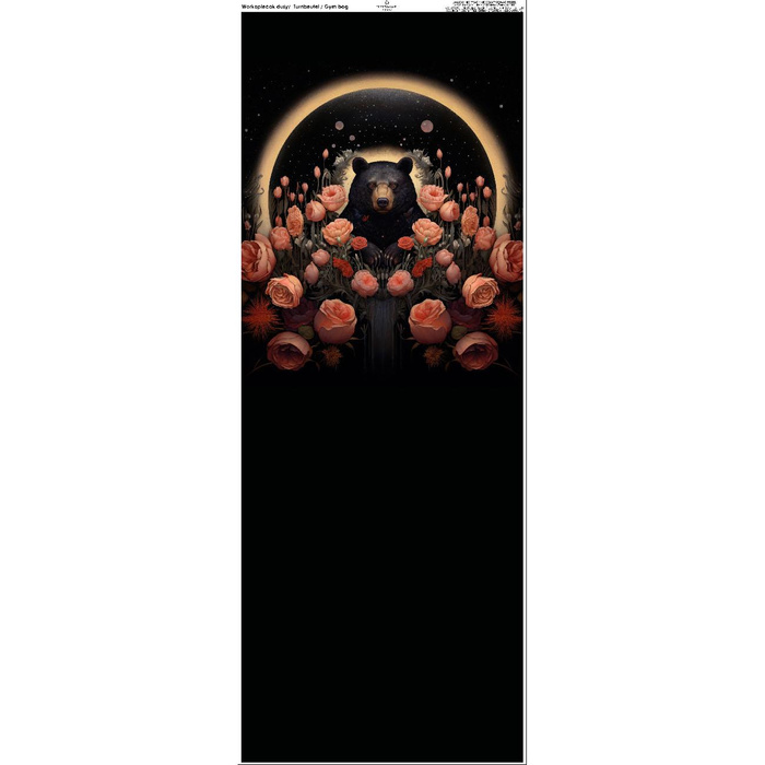 TURNBEUTEL - GOTHIC BEAR - groß