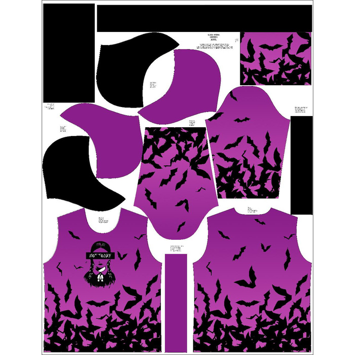 UNISEX HOODIE (HYDRA) - WEDNESDAY m. 18 - Nähset M