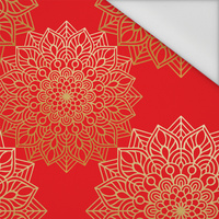 MANDALA wz. 5 / czerwony - tkanina wodoodporna