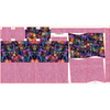 Torba XL z saszetką 2 w 1 - COLORFUL FLOWERS wz. 1 - zestaw do uszycia