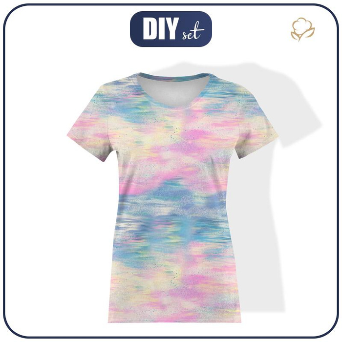 DAMEN T-SHIRT - REGENBOGEN-OZEAN Ms. 5 - Single Jersey S