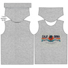 KINDER T-SHIRT - CALIFORNIA Ms. 1 / melange hellgrau  - Single Jersey