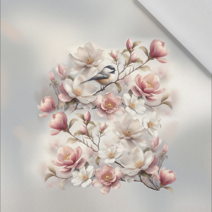 PASTEL BLOOM WZ. 2 - panel (60cm x 50cm)  bavlněná tkanina