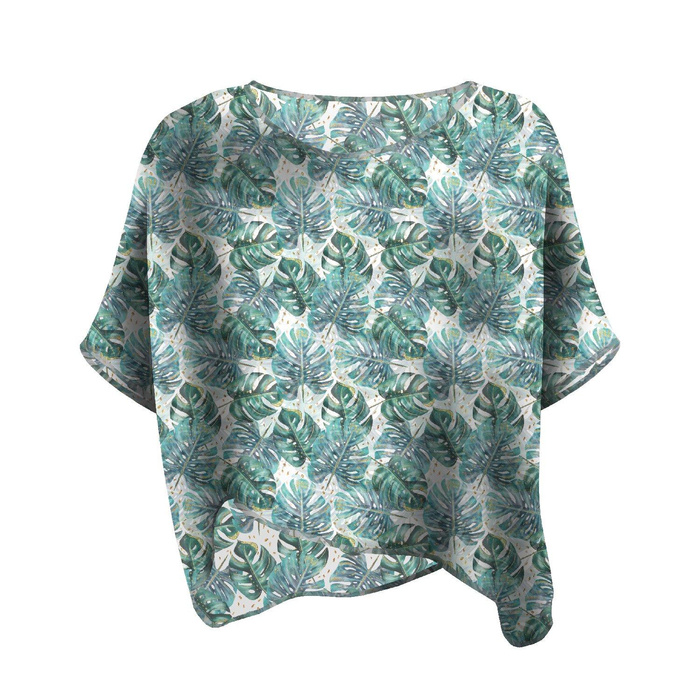 LEHKÁ HALENKA OVERSIZE "ELENA" - MONSTERA vz. 4 - Sada šití