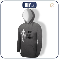 MĘSKA BLUZA Z KAPTUREM (COLORADO) - I DON'T NEED NO BODY  - zestaw do uszycia M