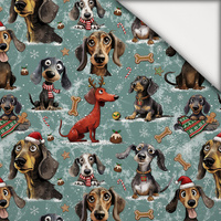 DOGS WZ. 3 / CHRISTMAS - lehký, česaný úplet