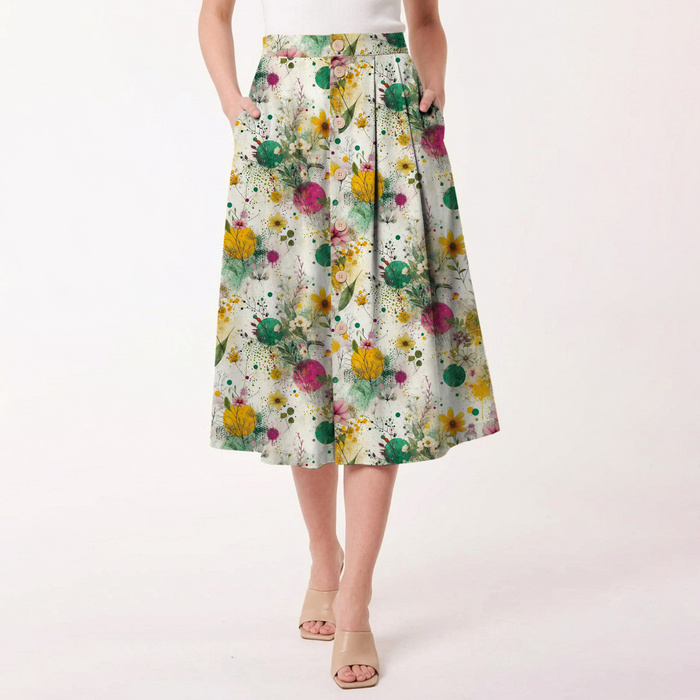 FLORAL REVERIE WZ. 1 - Baumwoll Musselin