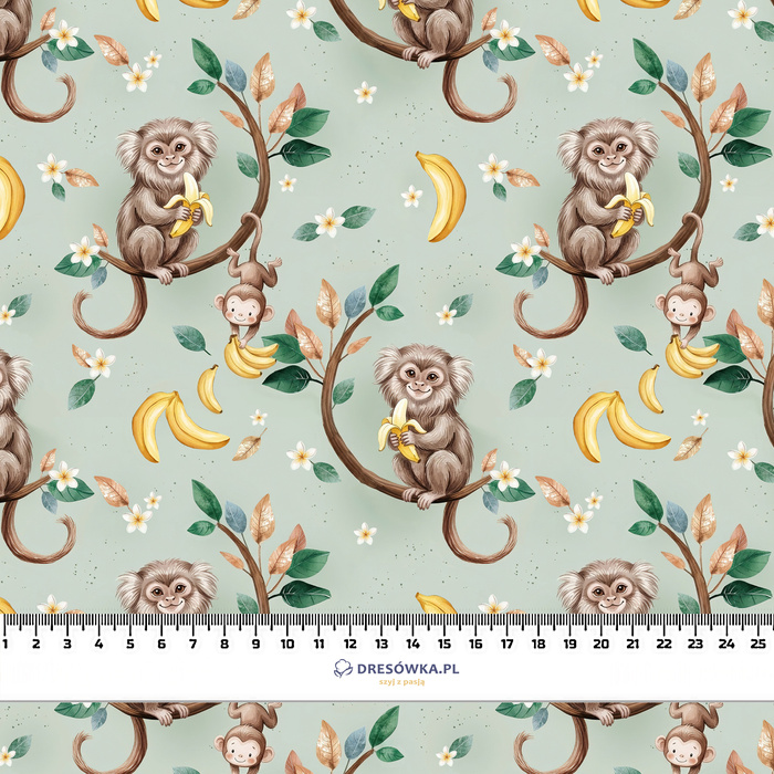 Banana Monkey - tkanina szybkoschnąca