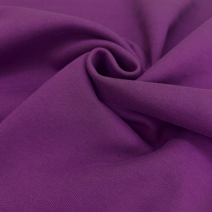 Diagonální teplákovina / HEAVY 450g - ŠVESTKA