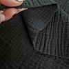 Baumwoll Musselin Double Gauze - SCHWARZ