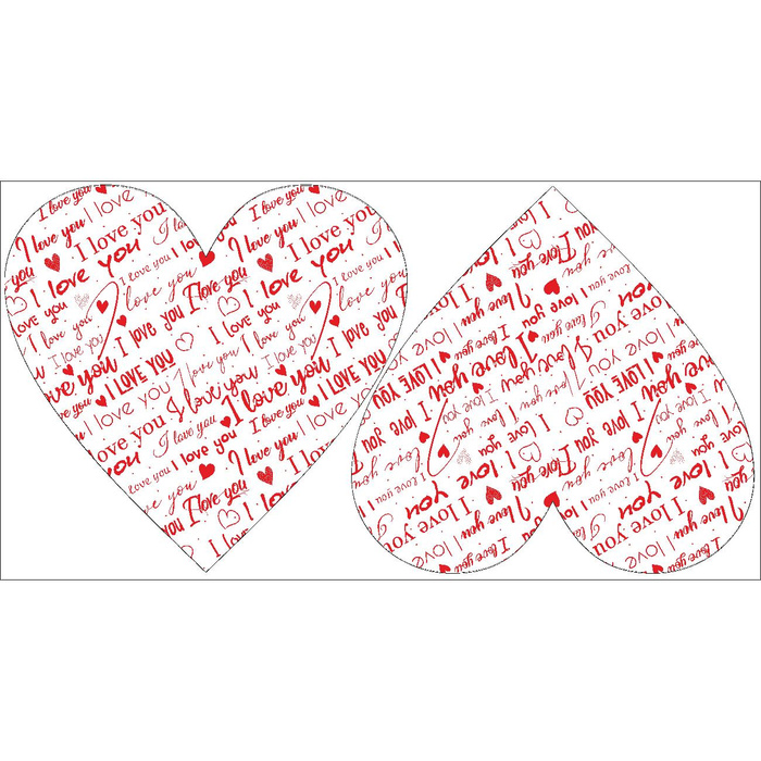 PODUSZKA DEKORACYJNA SERCE - I LOVE YOU