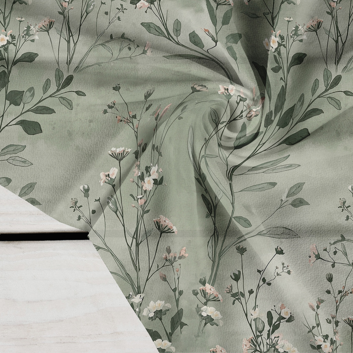 PASTEL FLOWERS WZ. 27 - Crepe