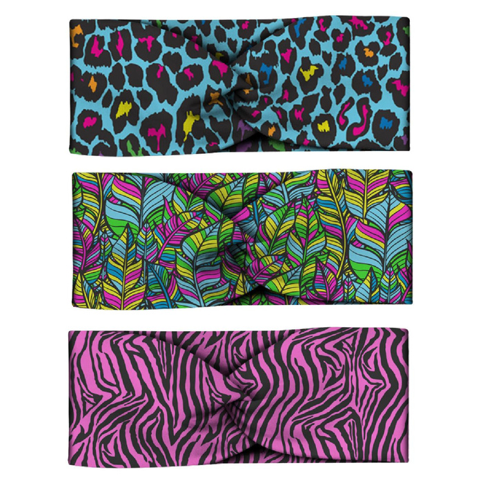 HEADBAND AND HAIR ELASTIC 3KPL - PATTERN 1 - sewing set