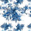 VANILLEBLÜTE (CLASSIC BLUE) - Baumwoll Webware