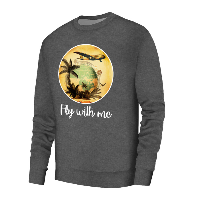 PÁNSKÁ MIKINA (OREGON) BASIC - FLY WITH ME - Sada šití XXL