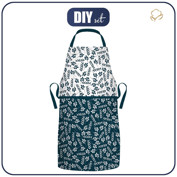 APRON - SMALL LEAVES pat. 2