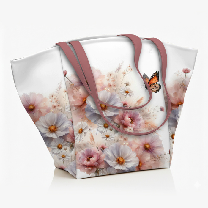 PASTEL BLOOM WZ. 3 - panel (60cm x 50cm) Waterproof woven fabric
