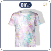 KID’S T-SHIRT (104-110) - ALCOHOL PASTEL WZ.1 - sewing set
