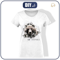 WOMEN’S T-SHIRT- BE STRONG (BE YOURSELF) - single jersey XL