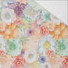 PASTEL FLOWERS WZ. 20 - Hydrofobní česaná teplákovina