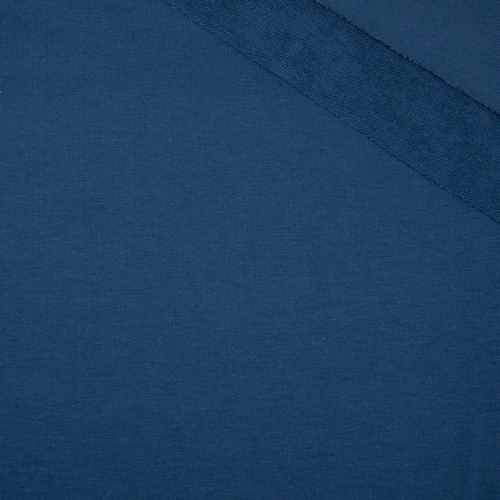 French Terry mit Elasthan - DENIM (D-12)