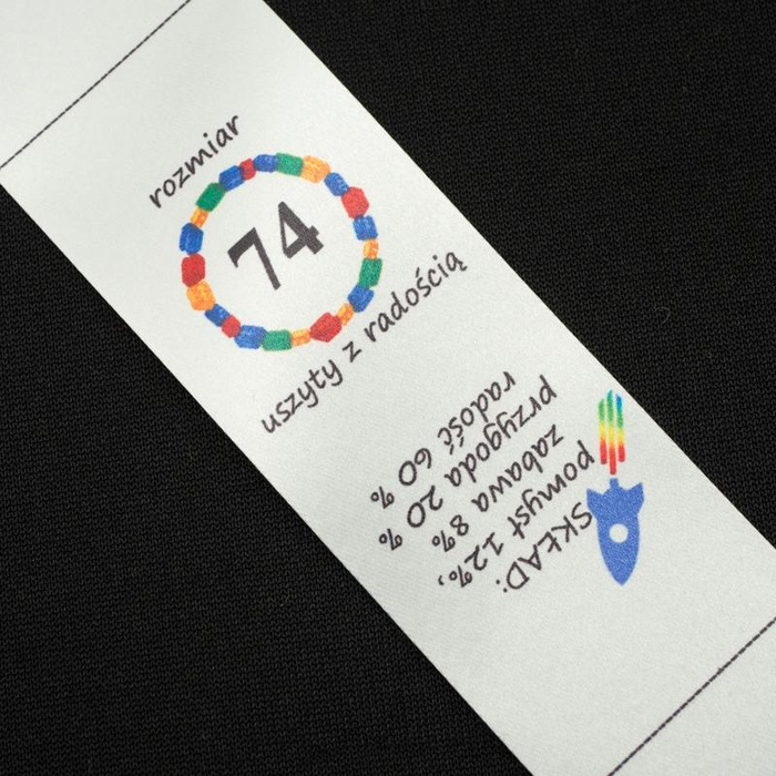 Boyish care tag - size 50 - 4 pcs set