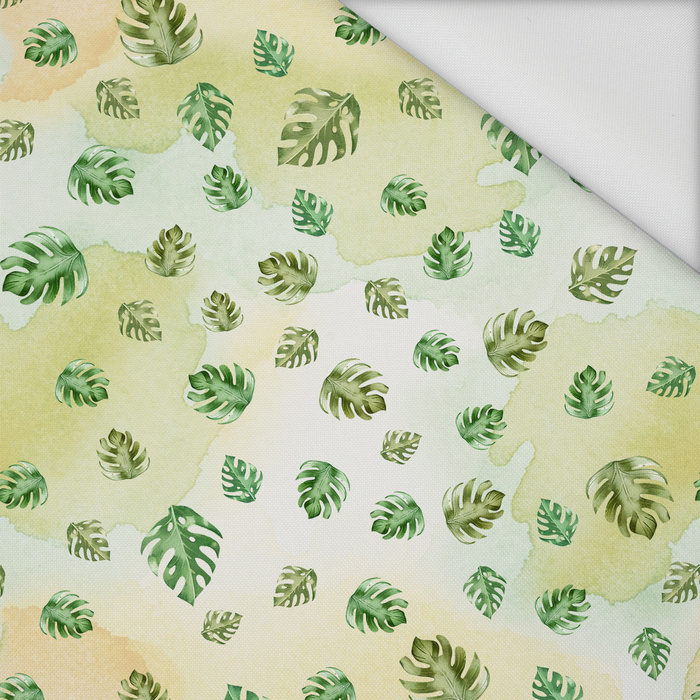 MINI MONSTERA / WATERCOLOR WONDERS - Waterproof woven fabric