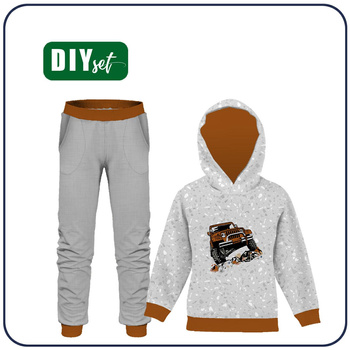 Jogginganzug für Kinder (OSLO) - JEEP / TERRAZZO - Sommersweat (122/128)
