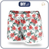 Damen Badeshorts - HIBISKUS Ms. 2 / rot S