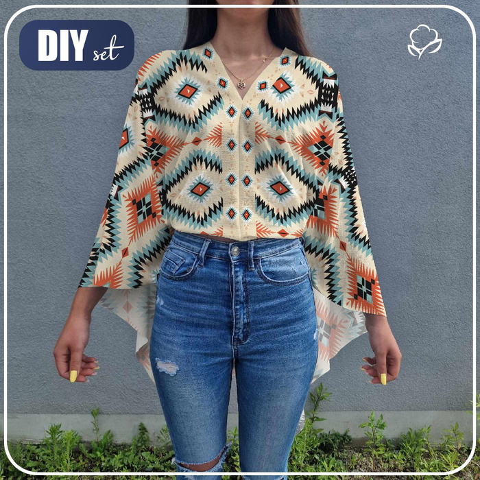 PAREO - AZTEC WESTERN  M. 1 - Nähset 