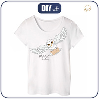 PYJAMAS-T-SHIRT "LINDA" - EULE (ZAUBERSCHULE) - Nähset